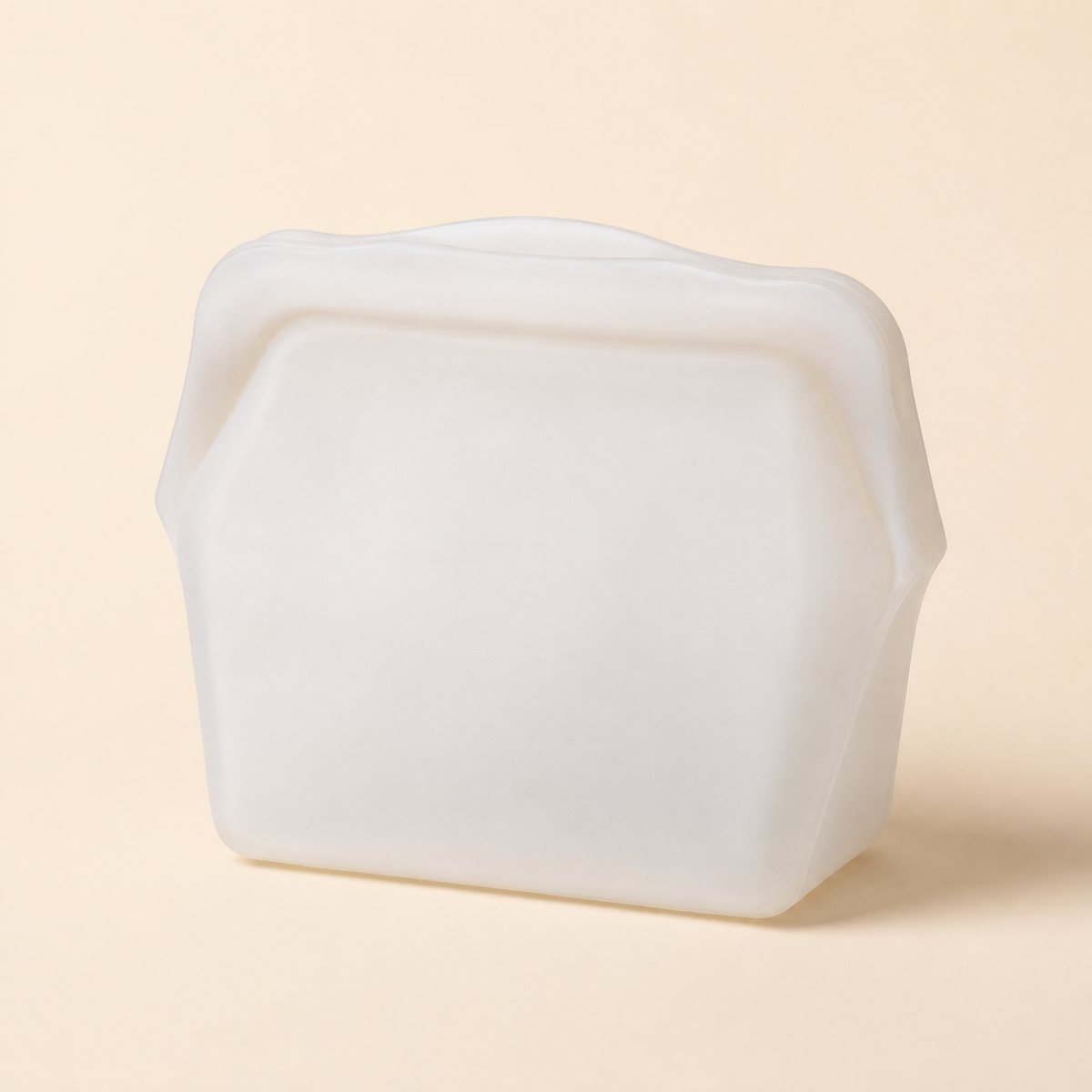 White silicone storage bag