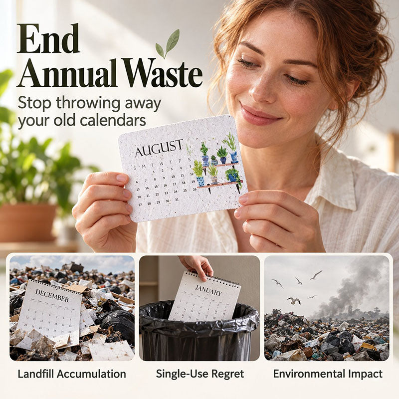 🇦🇺 🌱 2027 Plantable Desk Calendar — A Little Art. A New Beginning. 📅