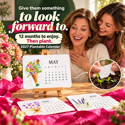 🇦🇺 🌱 2027 Plantable Desk Calendar — A Little Art. A New Beginning. 📅
