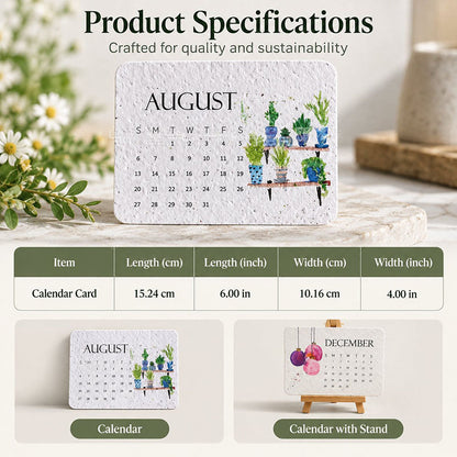 🇦🇺 🌱 2027 Plantable Desk Calendar — A Little Art. A New Beginning. 📅