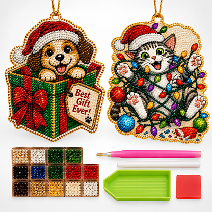 🎄Christmas Pearl Art Ornament Kit – Craft It, Hang It, Gift It ✨ (OFFER)