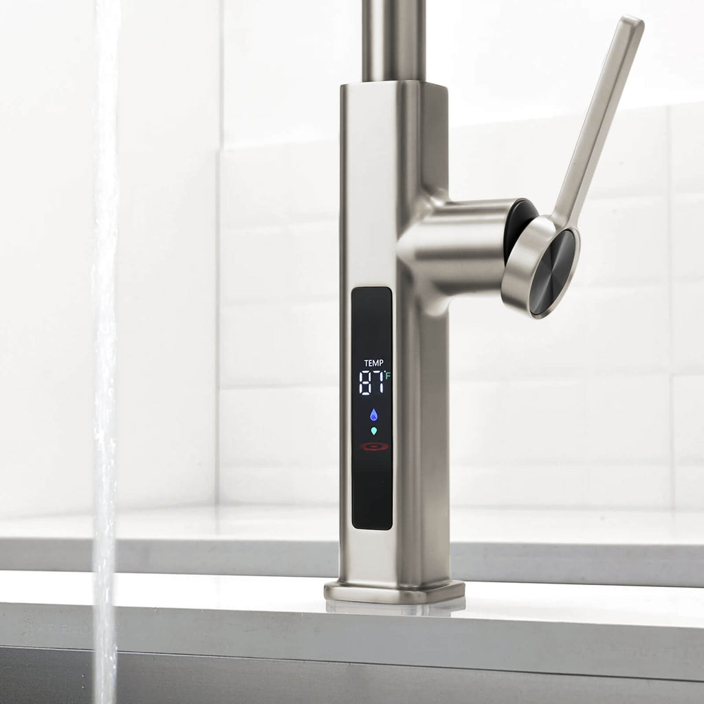 Recertified-Lefton Waterfall Kitchen Faucet-KF2209-US