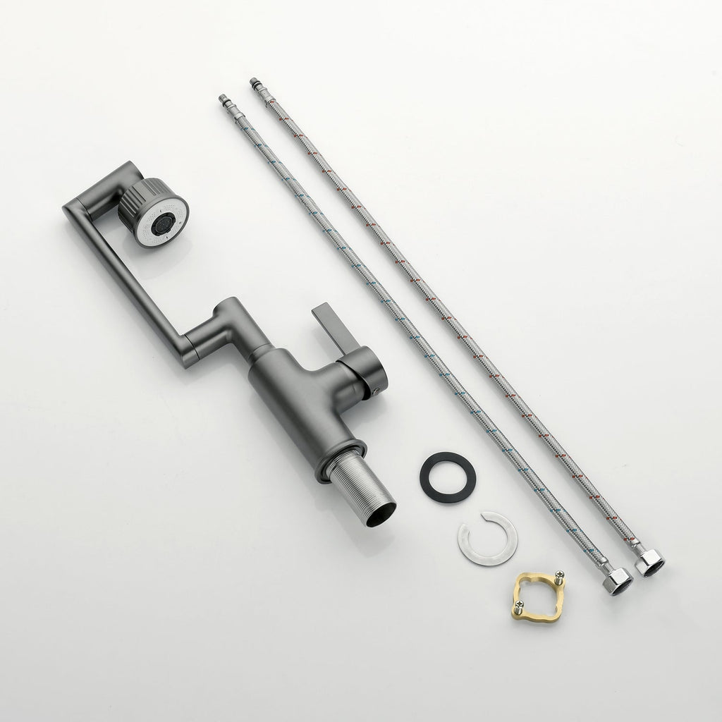 Recertified-Lefton Rotatable Faucet with 5 Water Outlet Modes-KF2205