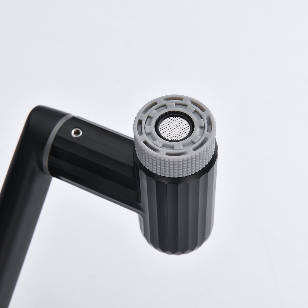 Recertified-Lefton 360° Rotatable Single-Hole Bathroom Faucet-BF2208-US