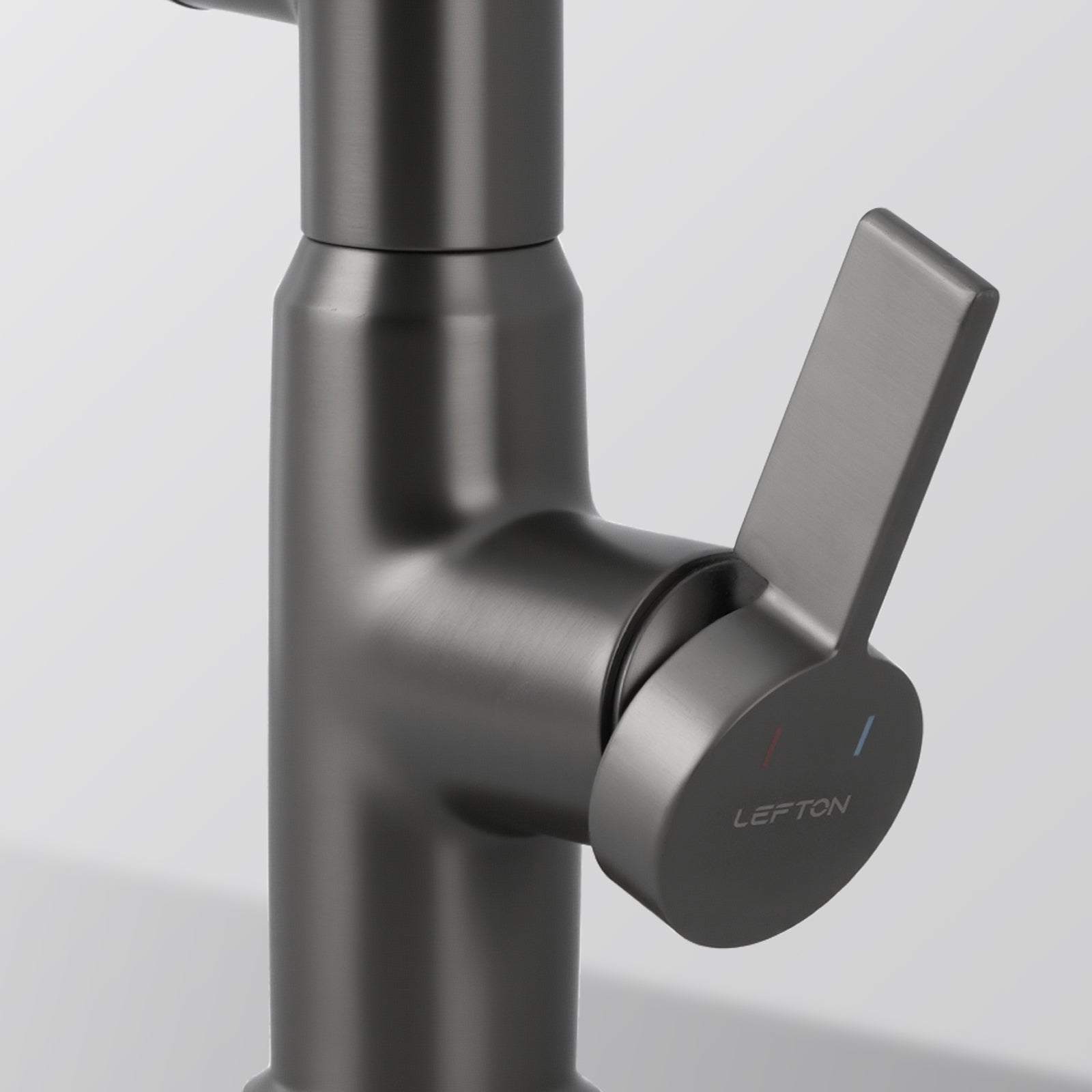 Recertified-Lefton Single-Hole Rotatable Faucet with Temperature Display-BF2204-US