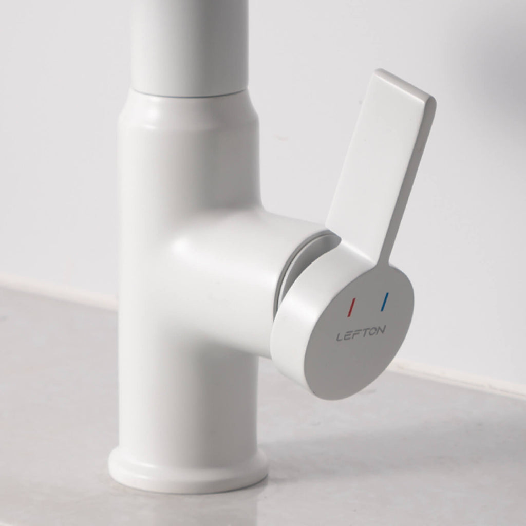 Recertified-Lefton Single-Hole Rotatable Faucet with Temperature Display-BF2204-US