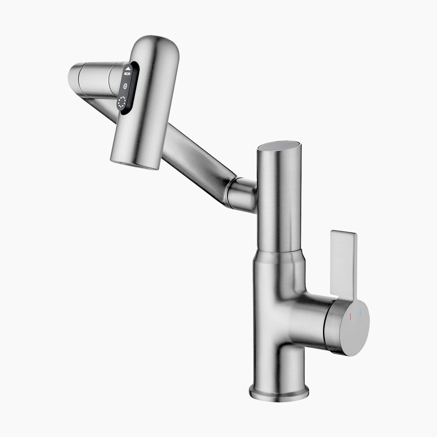 Recertified-Lefton Single-Hole Rotatable Faucet with Temperature Display-BF2204-US
