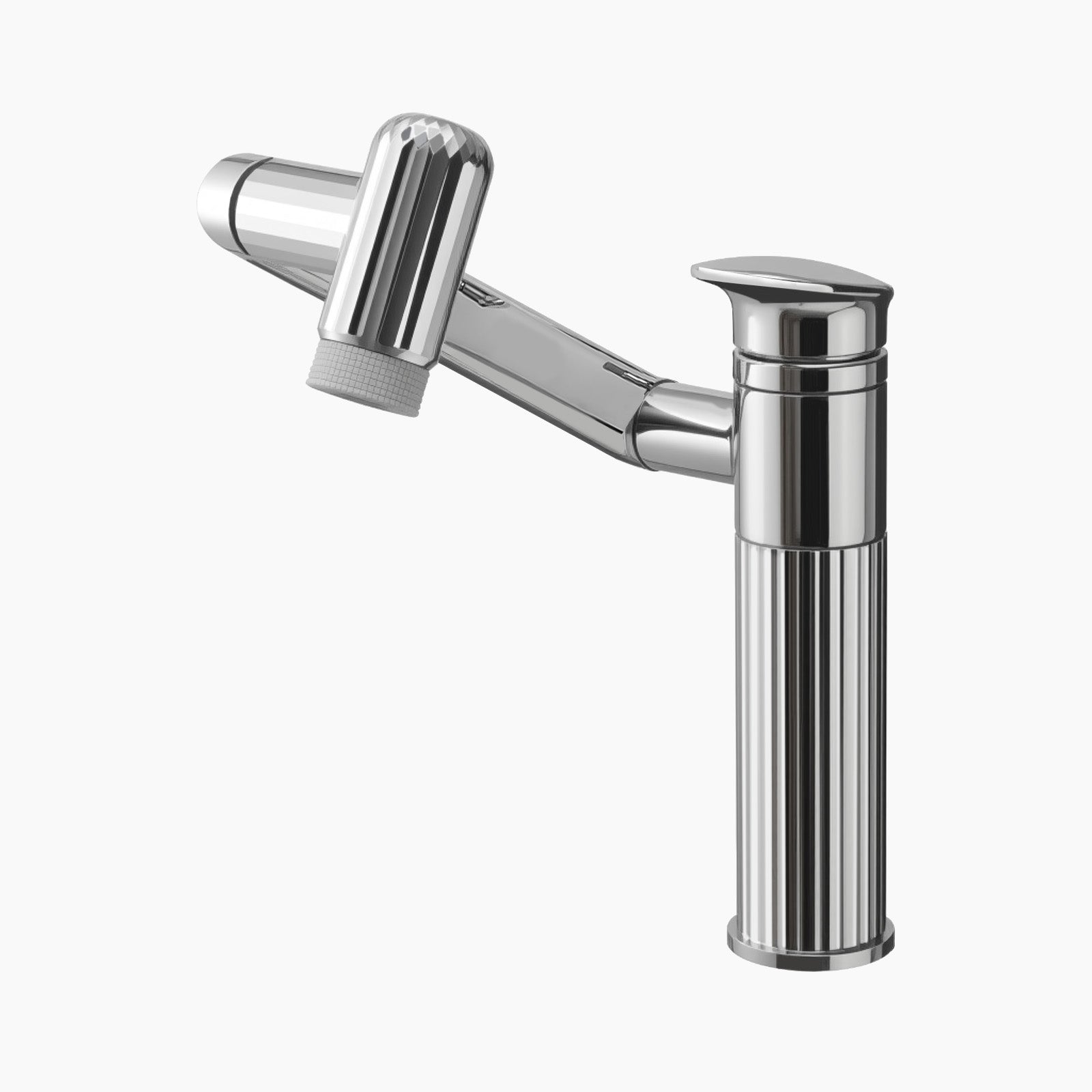 Recertified-Lefton 360° Rotatable Single-Hole Bathroom Faucet-BF2208-US