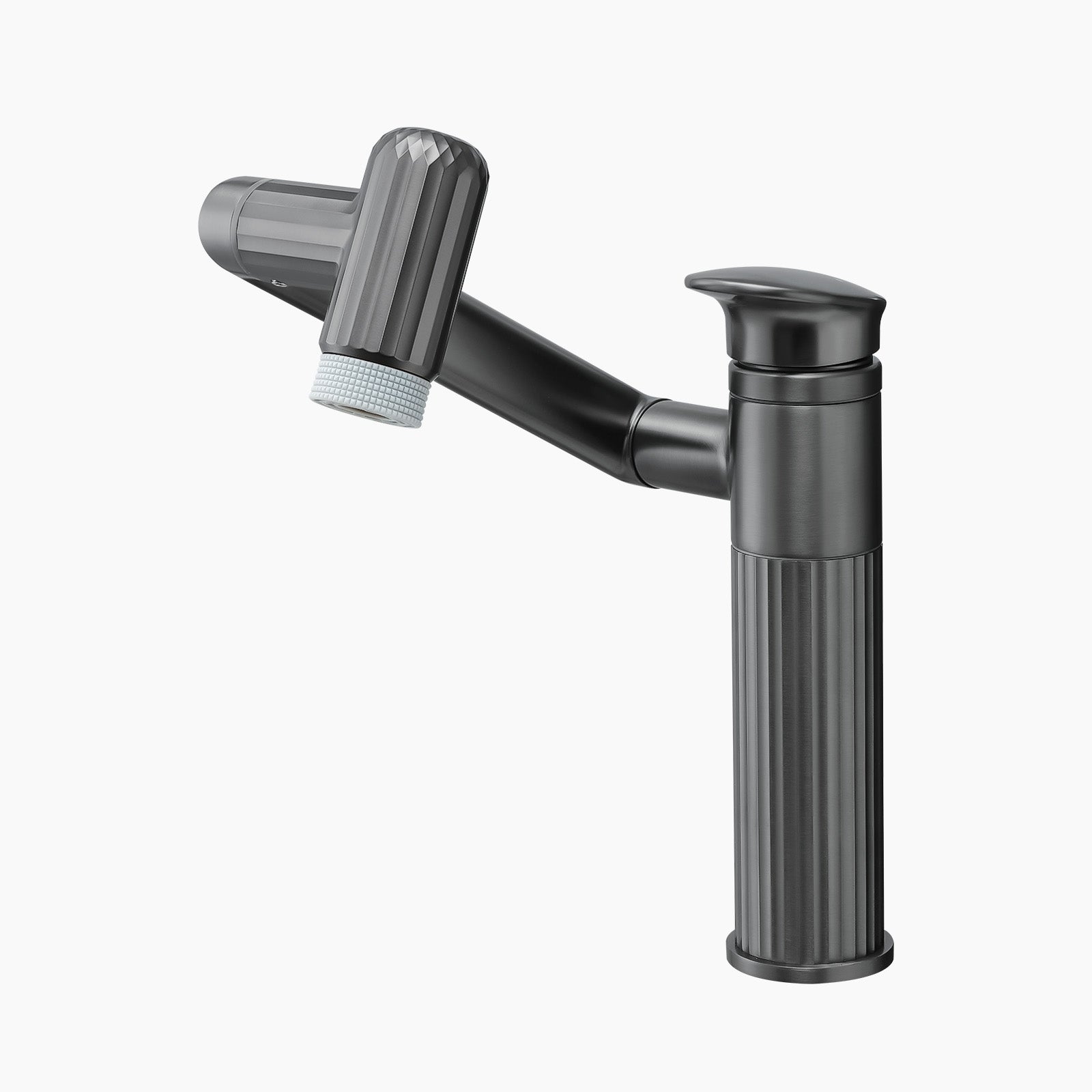 Recertified-Lefton 360° Rotatable Single-Hole Bathroom Faucet-BF2208-US