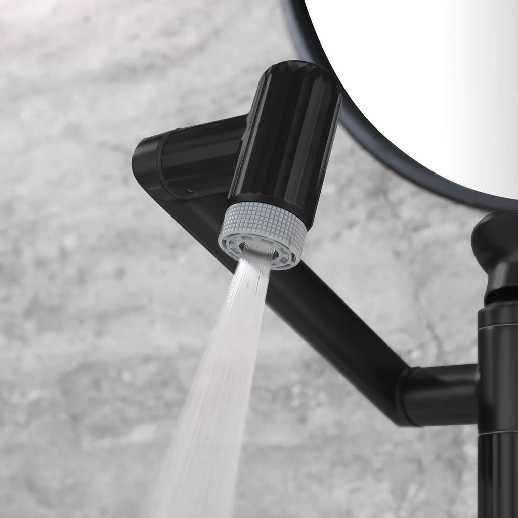 Recertified-Lefton 360° Rotatable Single-Hole Bathroom Faucet-BF2208-US