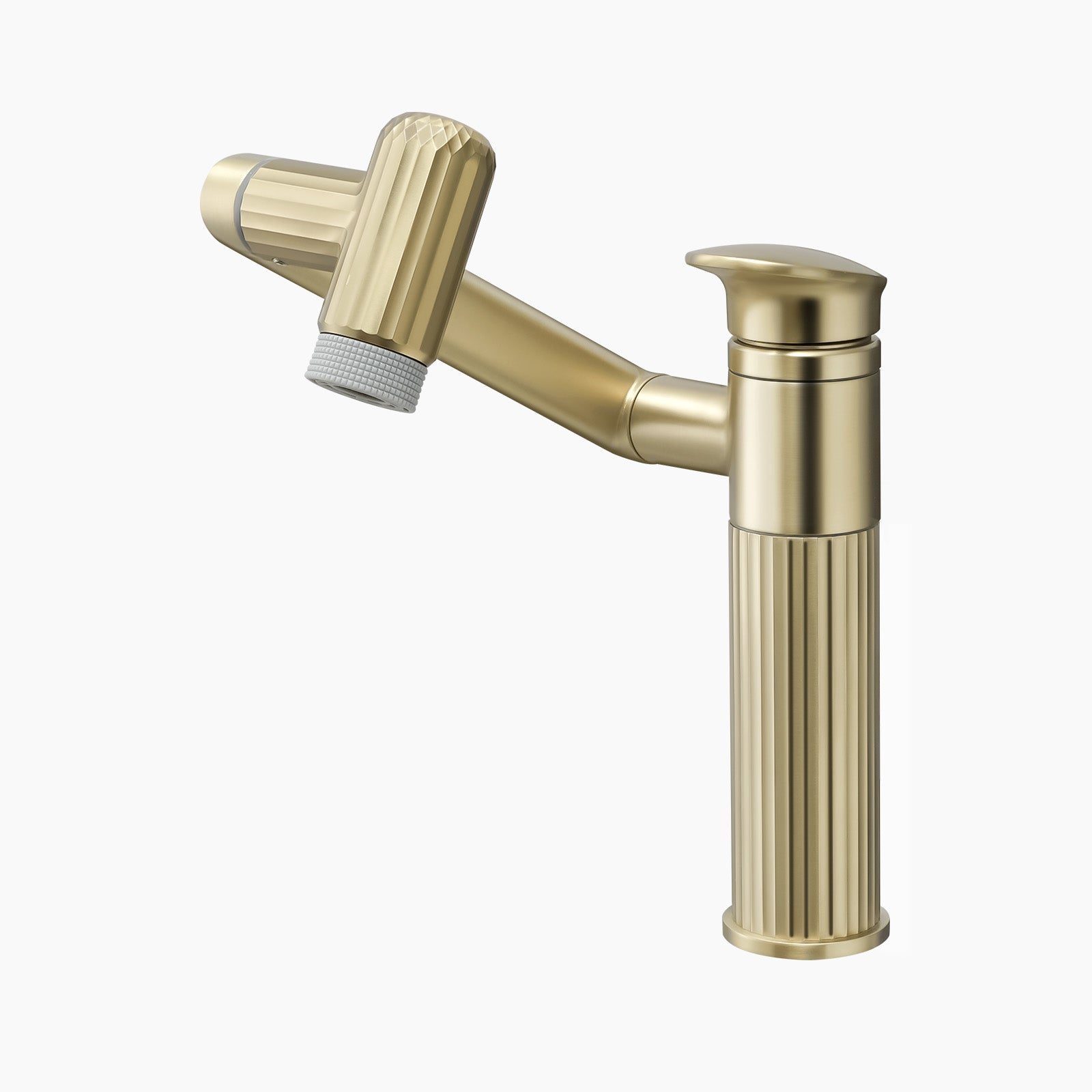 Recertified-Lefton 360° Rotatable Single-Hole Bathroom Faucet-BF2208-US