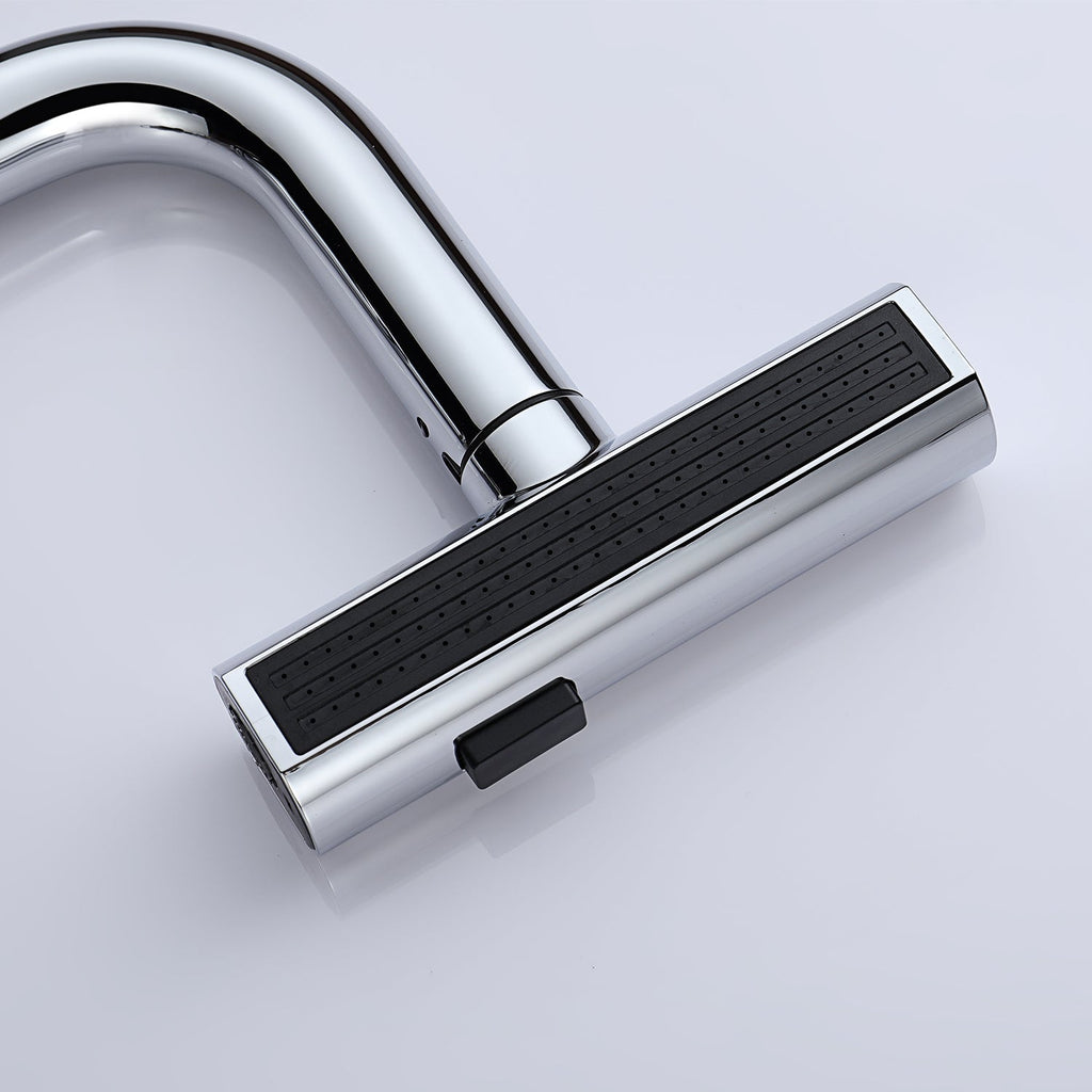 Recertified-Lefton Two-Handle Widespread Waterfall Bathroom Faucet-BFWS2401-US