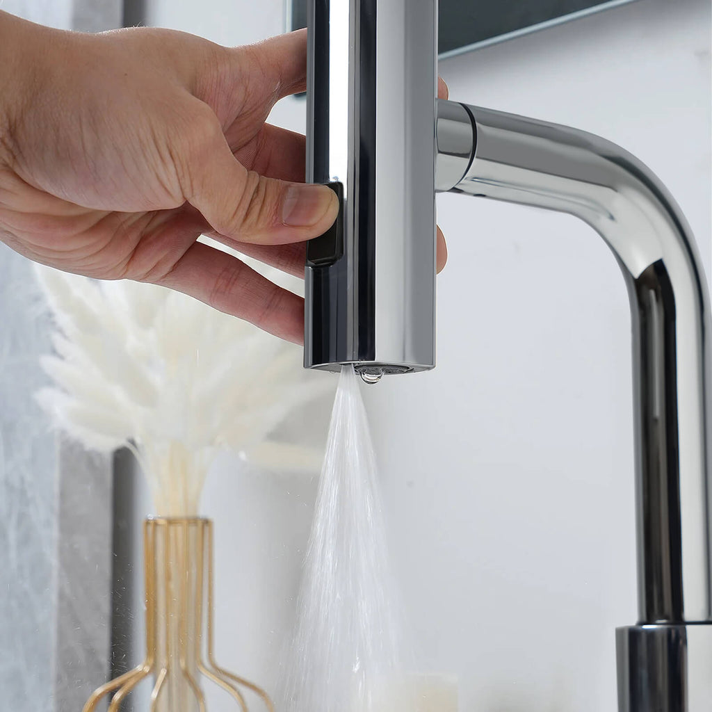 Recertified-Lefton Two-Handle Widespread Waterfall Bathroom Faucet-BFWS2401-US