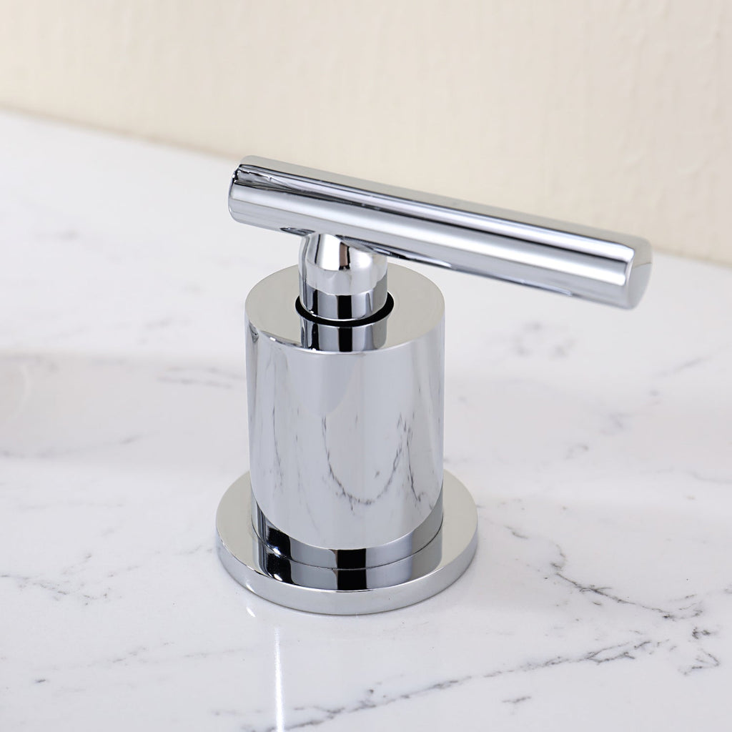 Recertified-Lefton Two-Handle Widespread Waterfall Bathroom Faucet-BFWS2401-US