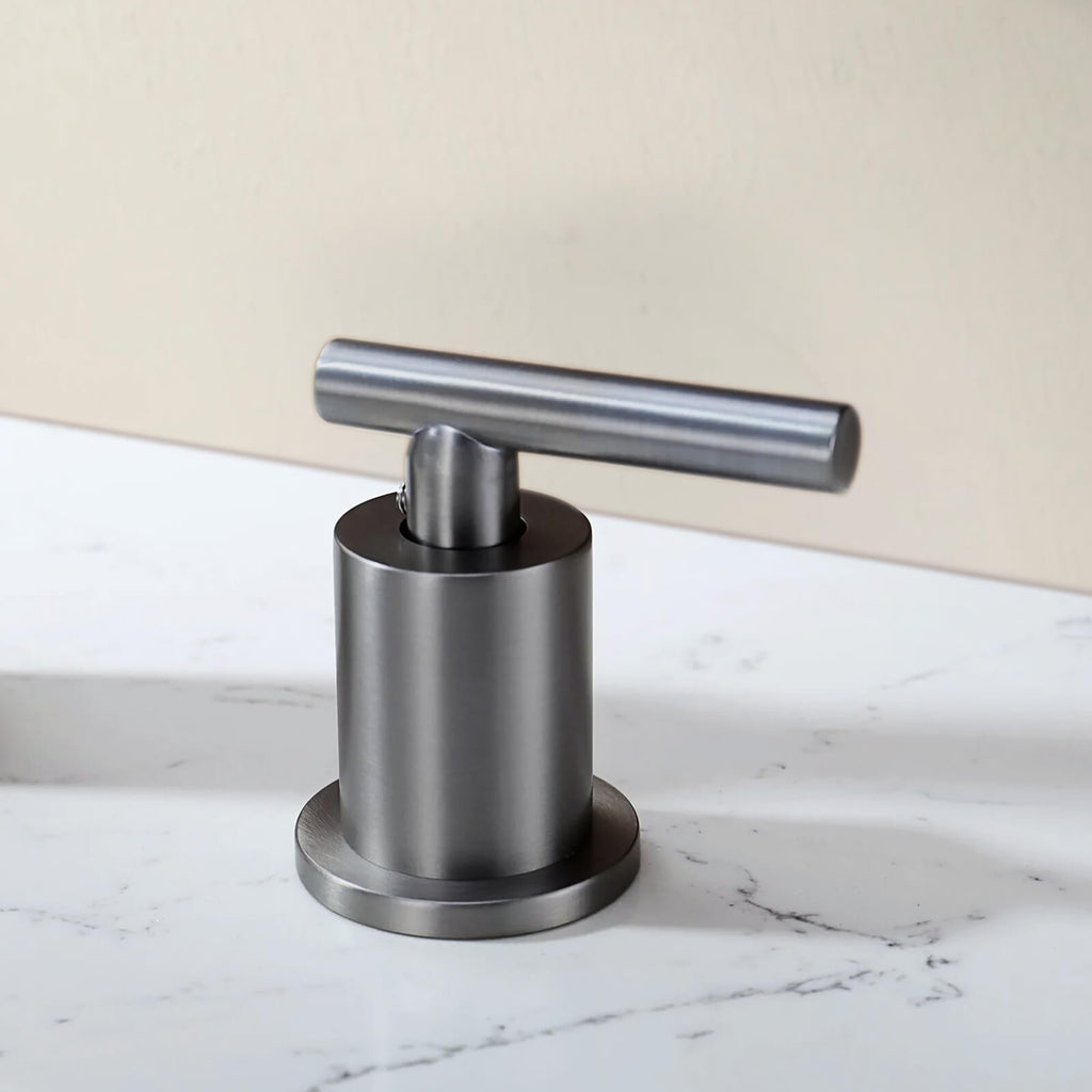 Recertified-Lefton Two-Handle Widespread Waterfall Bathroom Faucet-BFWS2401-US