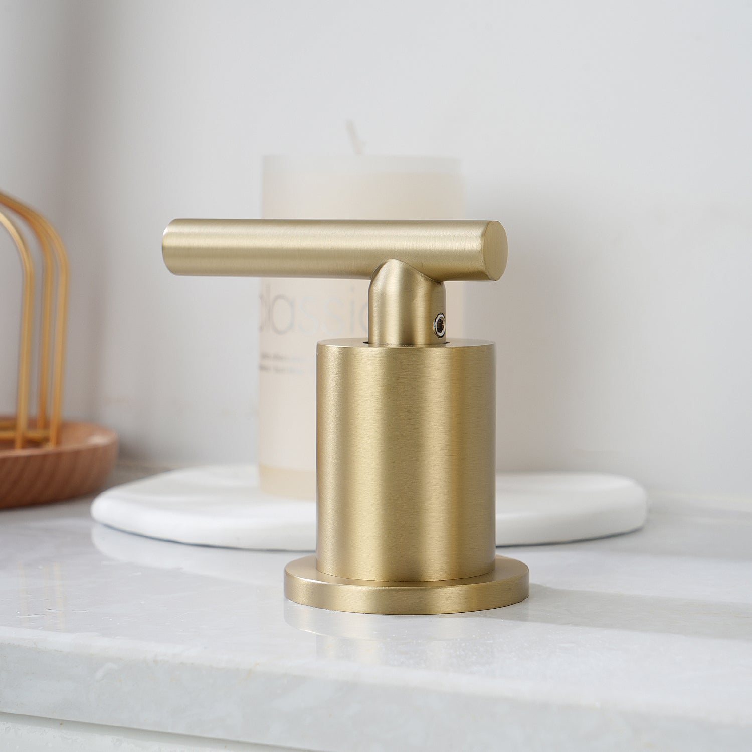 Recertified-Lefton Two-Handle Widespread Waterfall Bathroom Faucet-BFWS2401-US