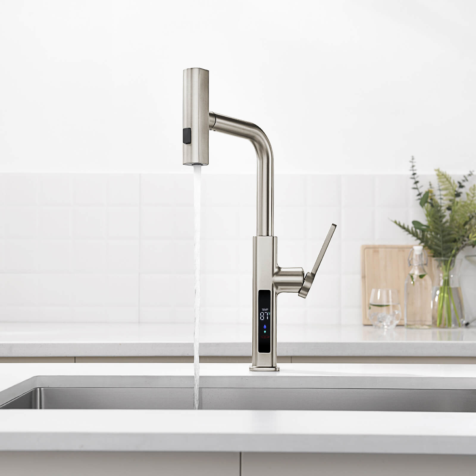 Recertified-Lefton Waterfall Kitchen Faucet-KF2209-US