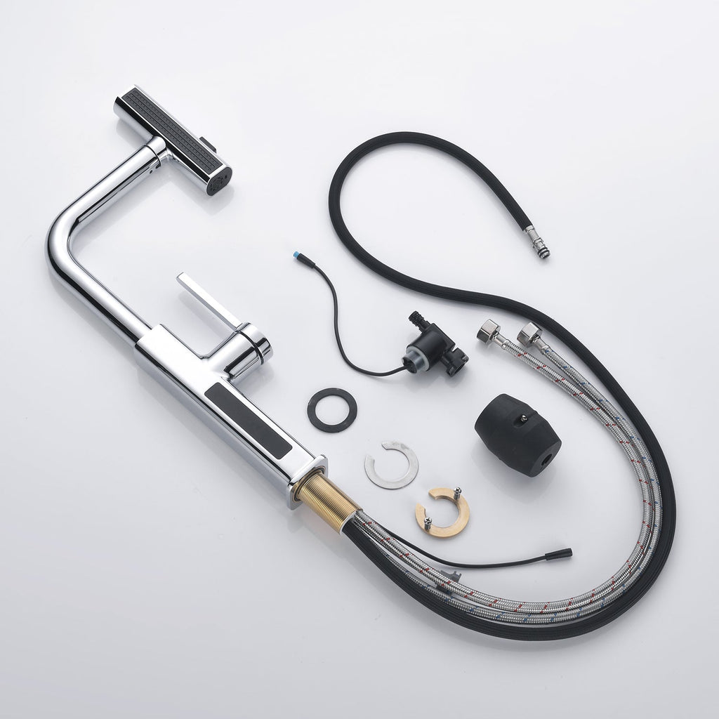 Recertified-Lefton Waterfall Kitchen Faucet-KF2209-US