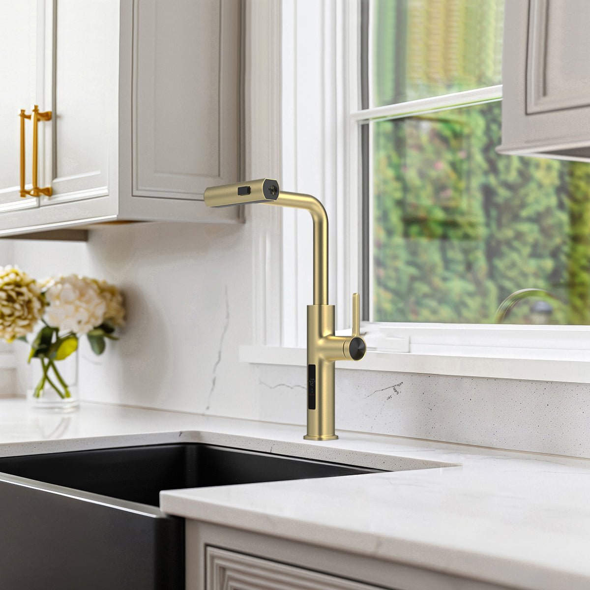 Recertified-Lefton Waterfall Kitchen Faucet-KF2209-US