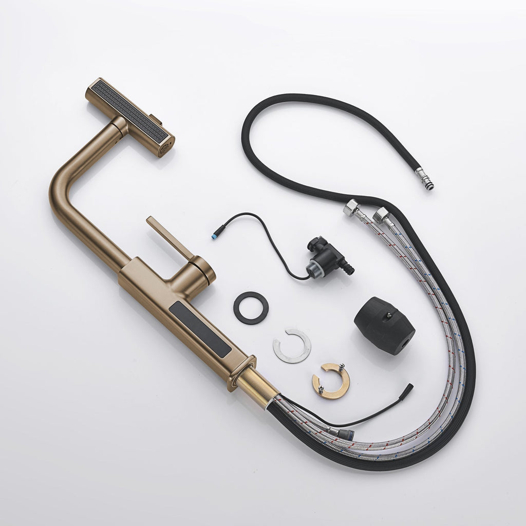 Recertified-Lefton Waterfall Kitchen Faucet-KF2209-US