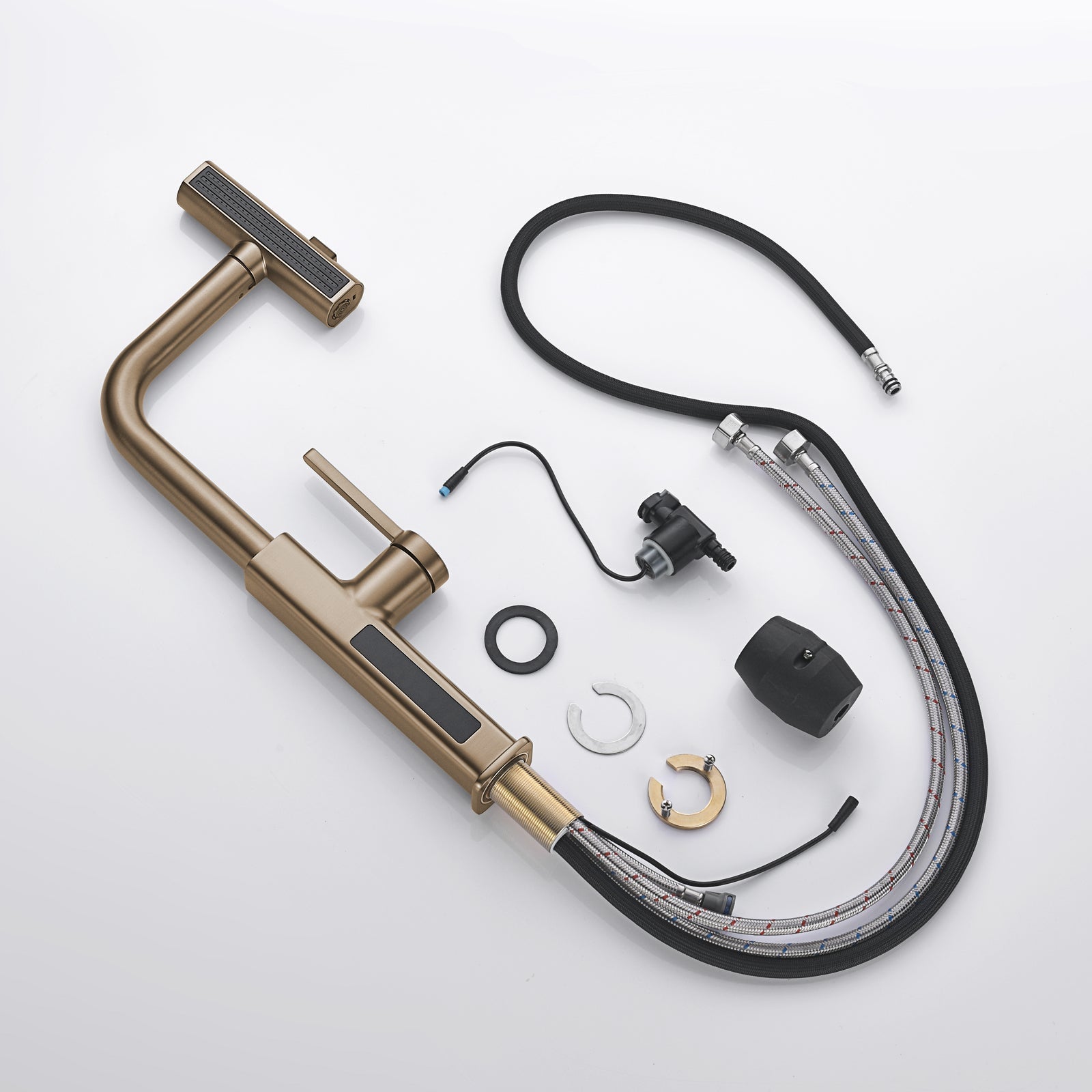 Recertified-Lefton Waterfall Kitchen Faucet-KF2209-US