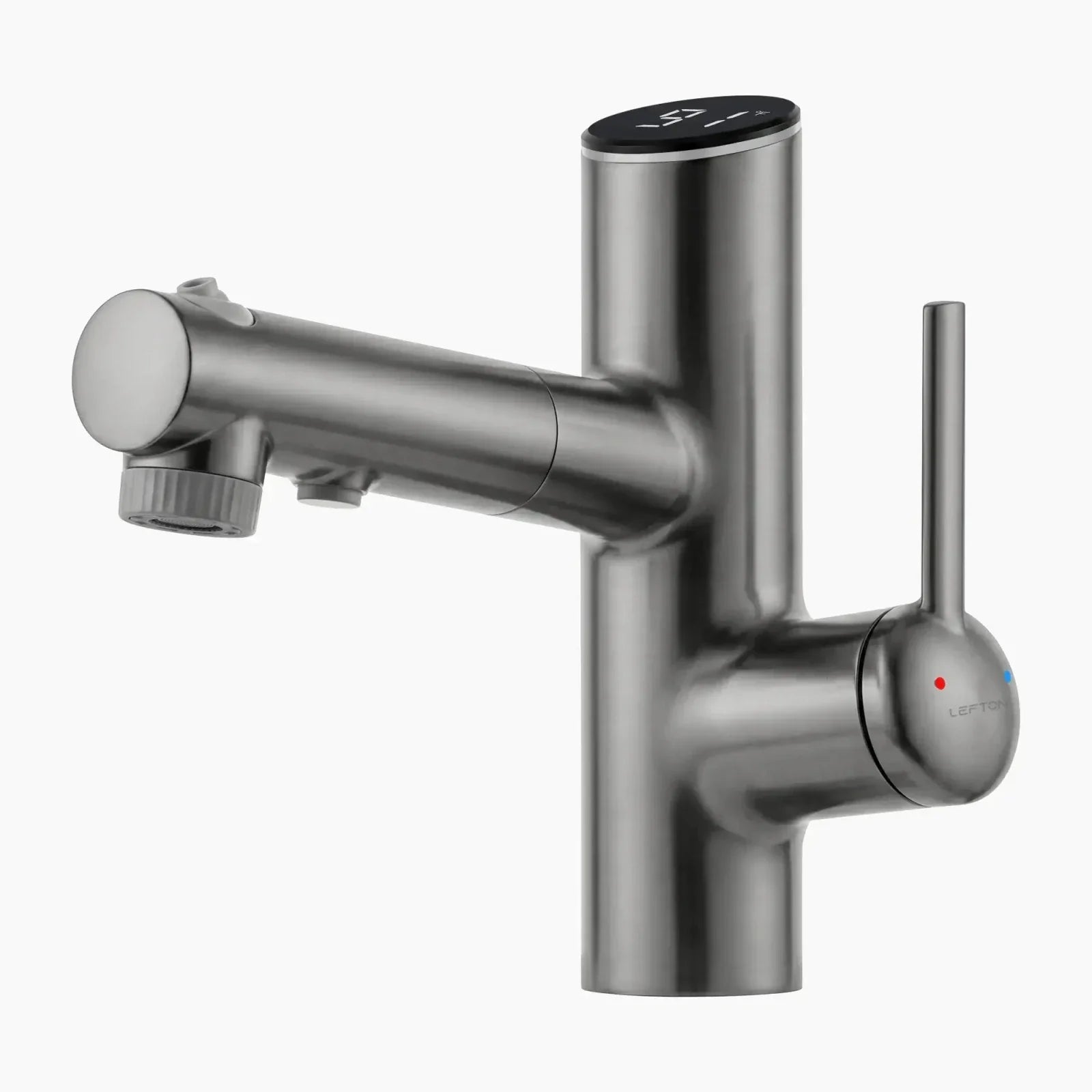 Lefton Single-Handle Bathroom Fountain Faucet With Temperature Display-BF2502