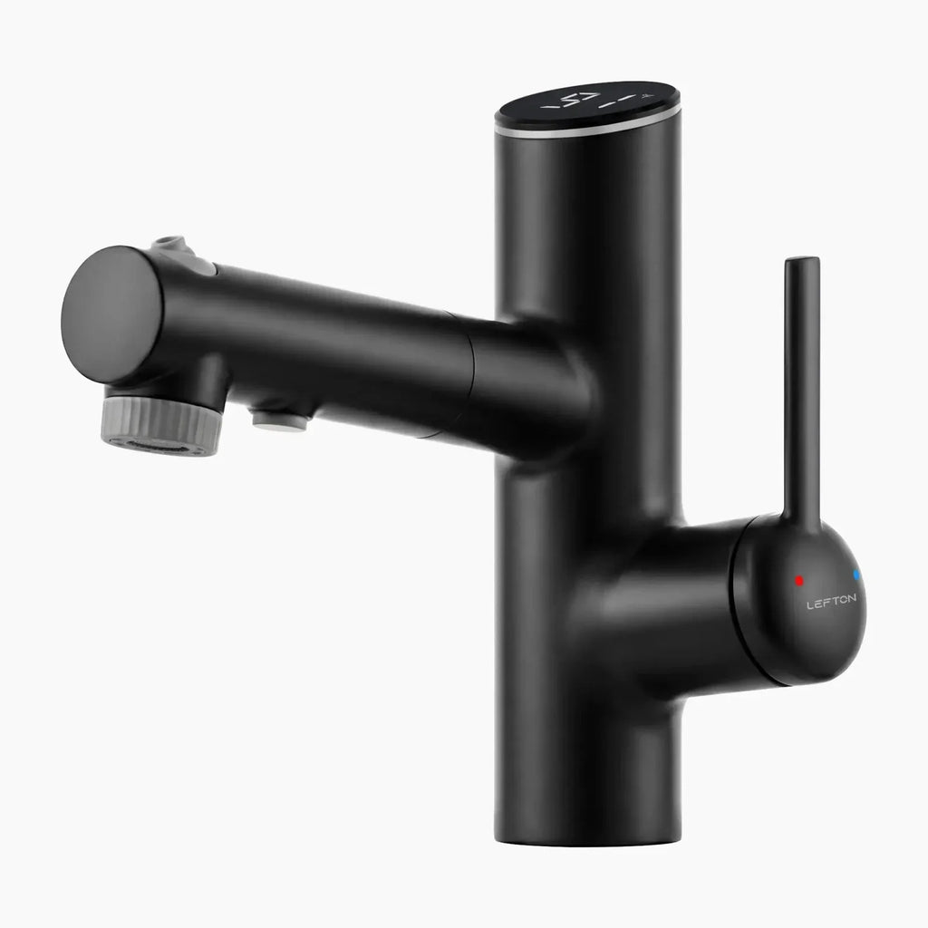 Lefton Single-Handle Bathroom Fountain Faucet With Temperature Display-BF2502