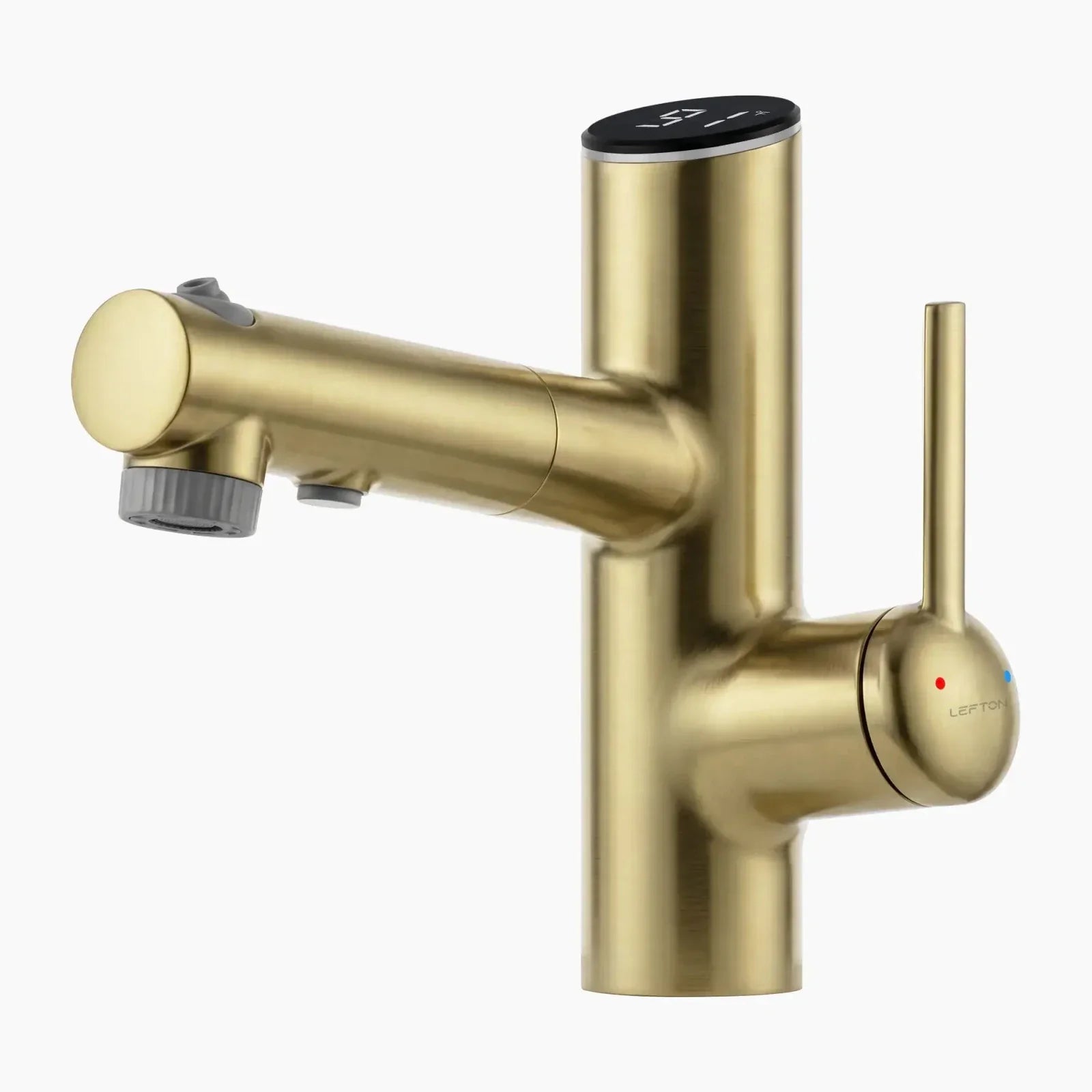 Lefton Single-Handle Bathroom Fountain Faucet With Temperature Display-BF2502