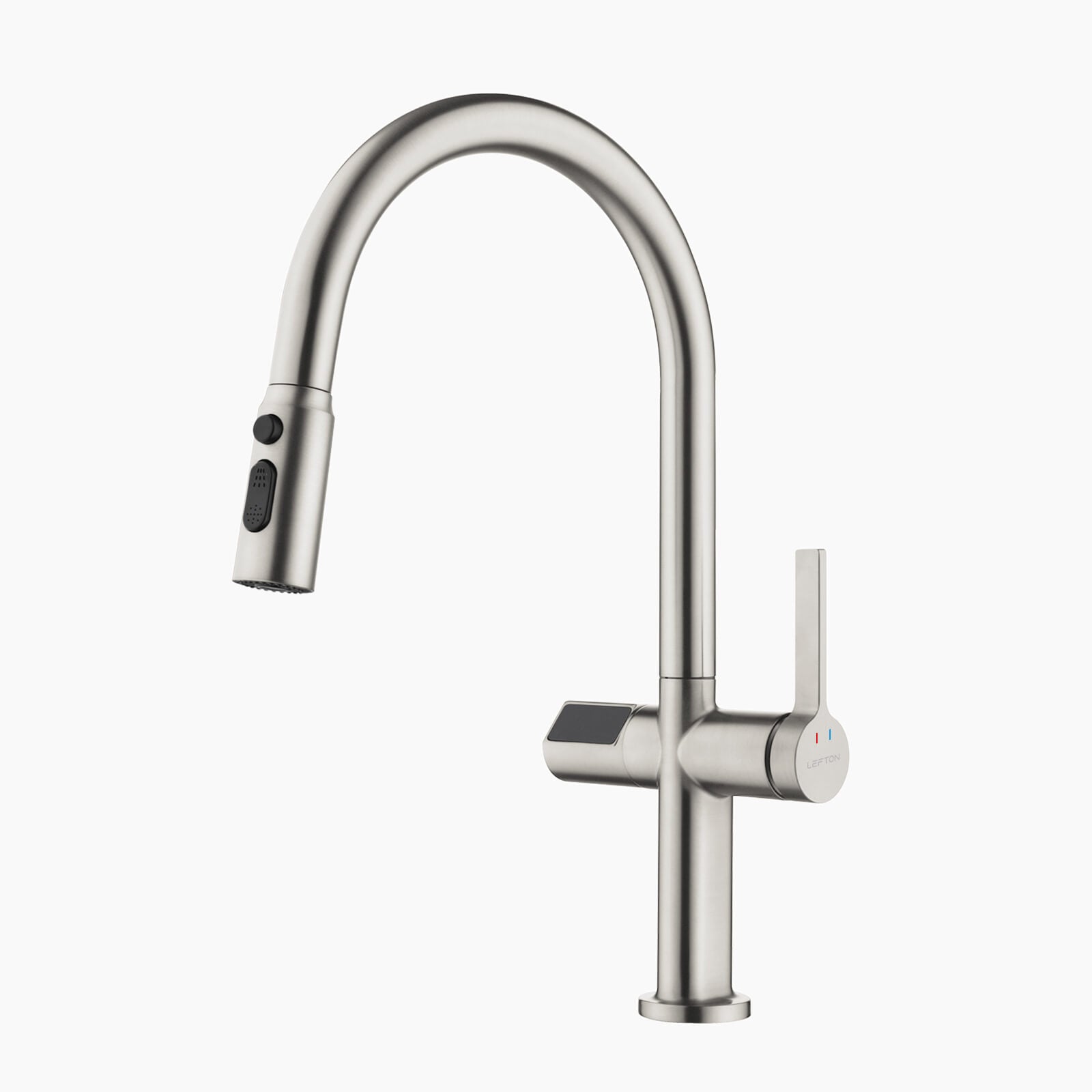 Recertified-Lefton Touchless Sensor Kitchen Faucet with Temperature Display-KF2206-US