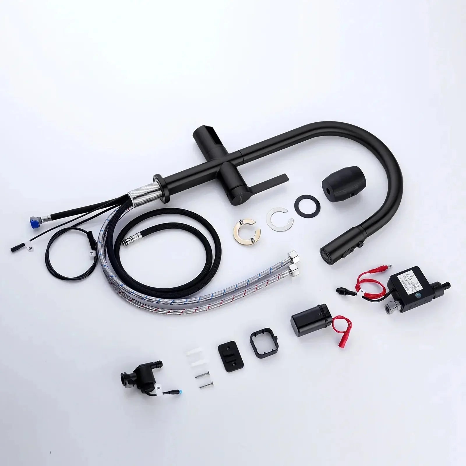 Recertified-Lefton Touchless Sensor Kitchen Faucet with Temperature Display-KF2206-US
