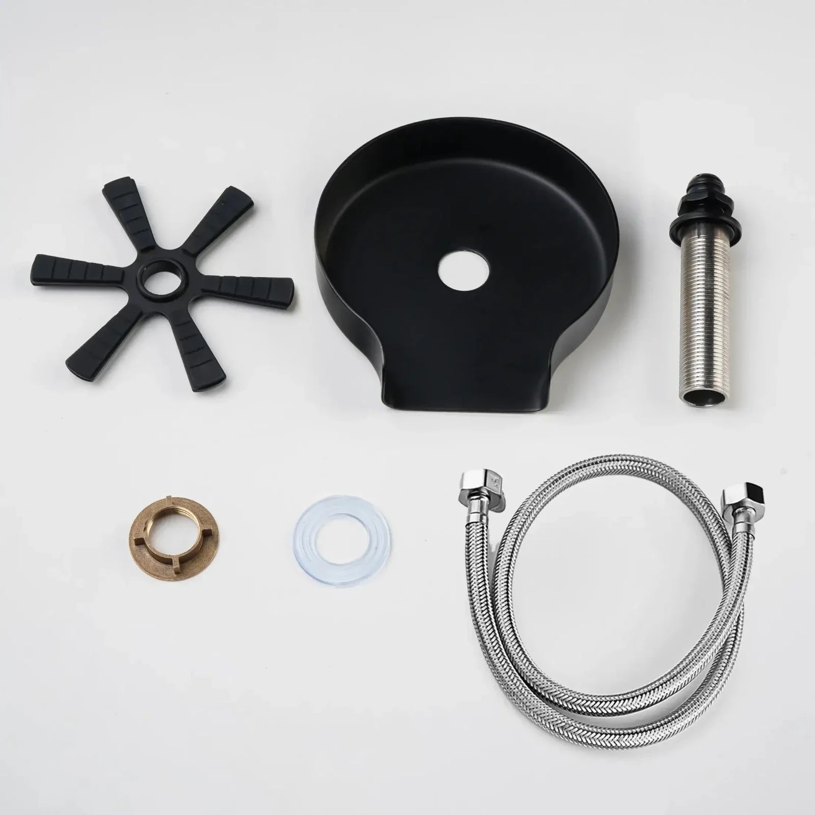 Lefton Touchless Waterfall Kitchen Faucet-KF2209-PRO with Countertop Glass Rinser-KFR2202