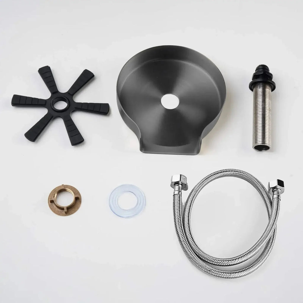 Lefton Touchless Waterfall Kitchen Faucet-KF2209-PRO with Countertop Glass Rinser-KFR2202