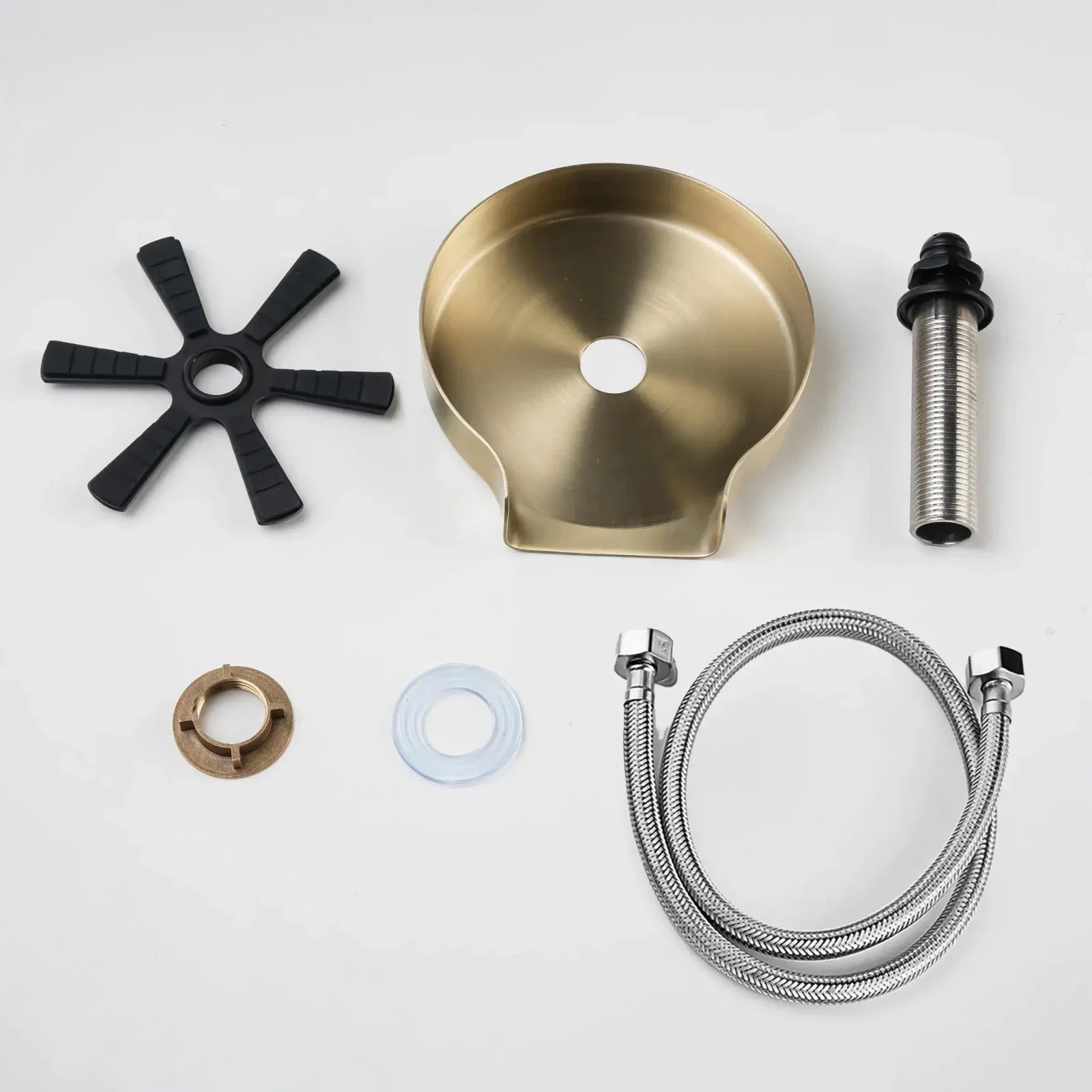 Lefton Touchless Waterfall Kitchen Faucet-KF2209-PRO with Countertop Glass Rinser-KFR2202