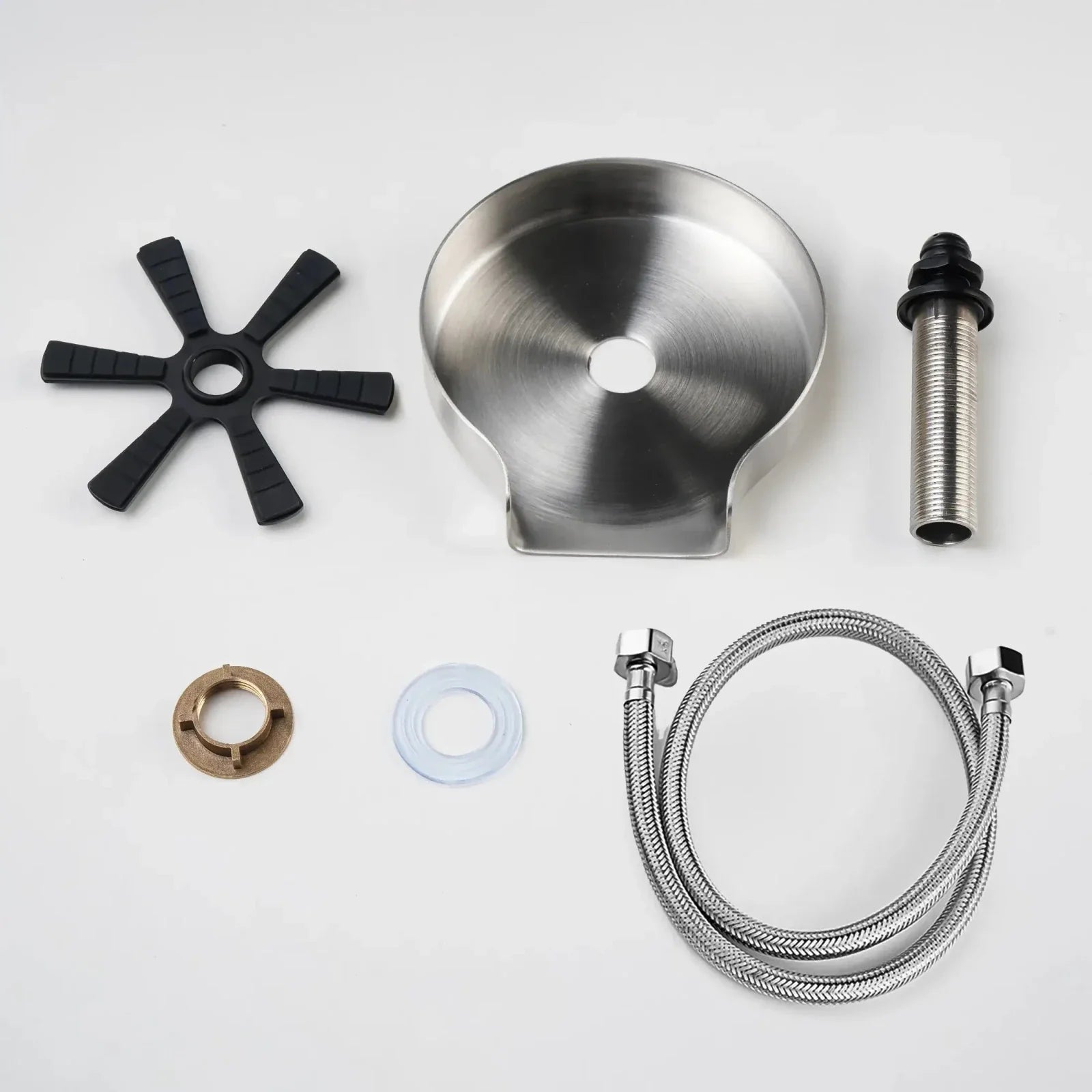 Lefton Touchless Waterfall Kitchen Faucet-KF2209-PRO with Countertop Glass Rinser-KFR2202