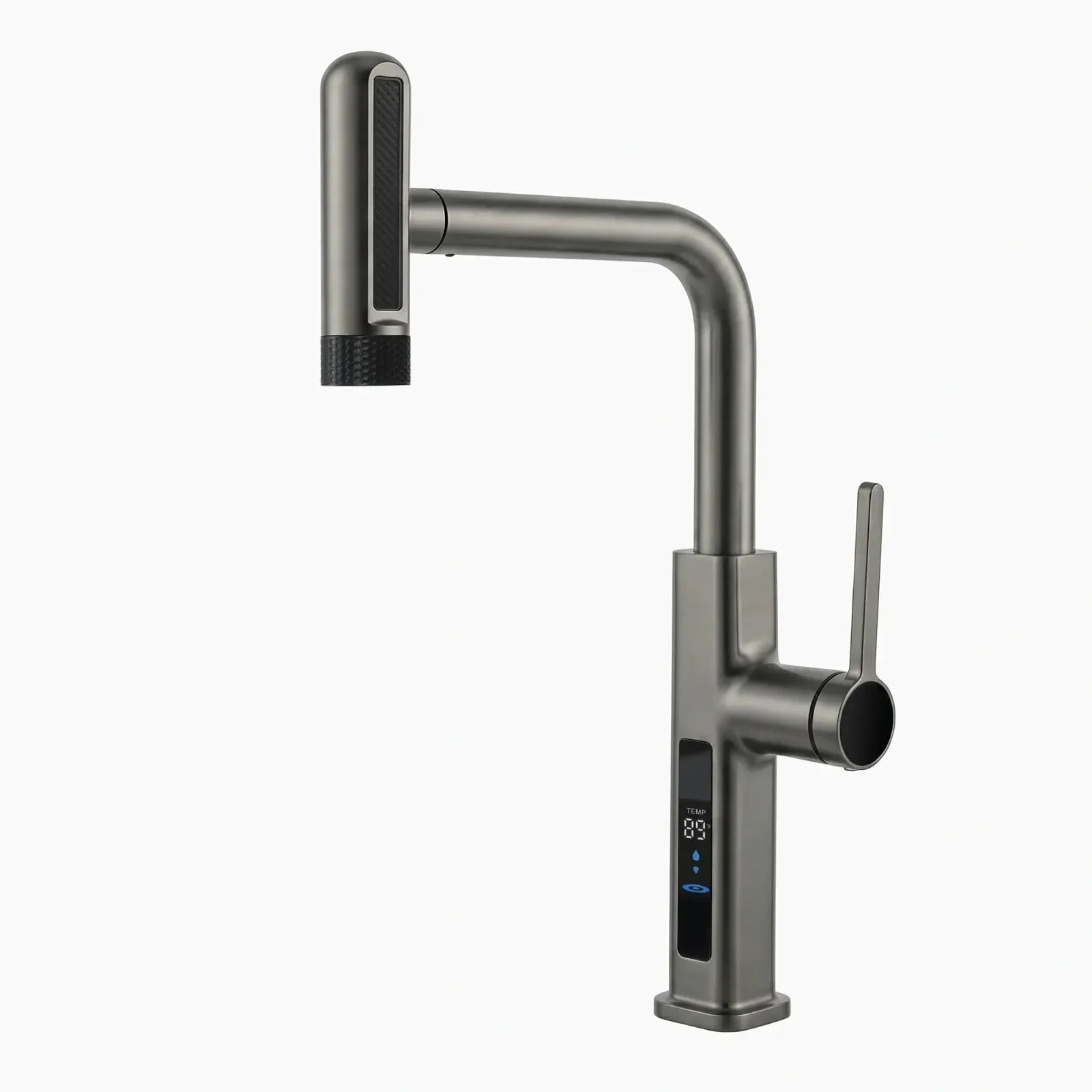Lefton Touchless Pull-Out Kitchen Faucet with TEMP Display & 6 Water Modes-KF2209-PRO