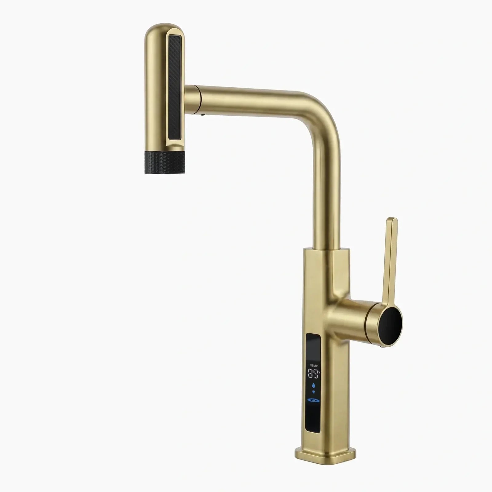 Lefton Touchless Pull-Out Kitchen Faucet with TEMP Display & 6 Water Modes-KF2209-PRO