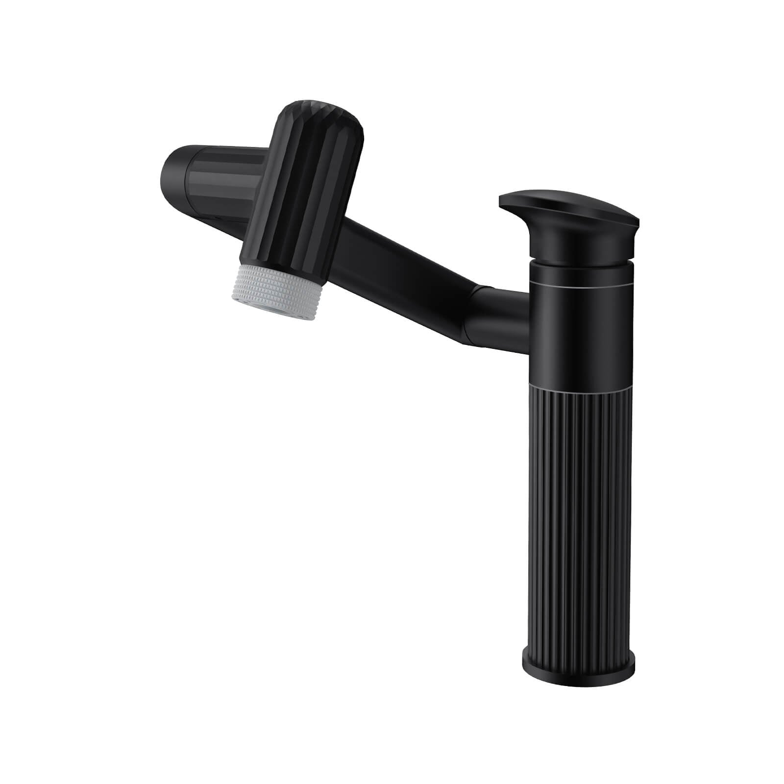 Recertified-Lefton 360° Rotatable Single-Hole Bathroom Faucet-BF2208-US