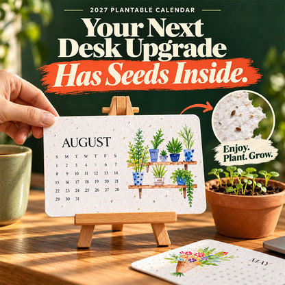 🇦🇺 🌱 2027 Plantable Desk Calendar — A Little Art. A New Beginning. 📅
