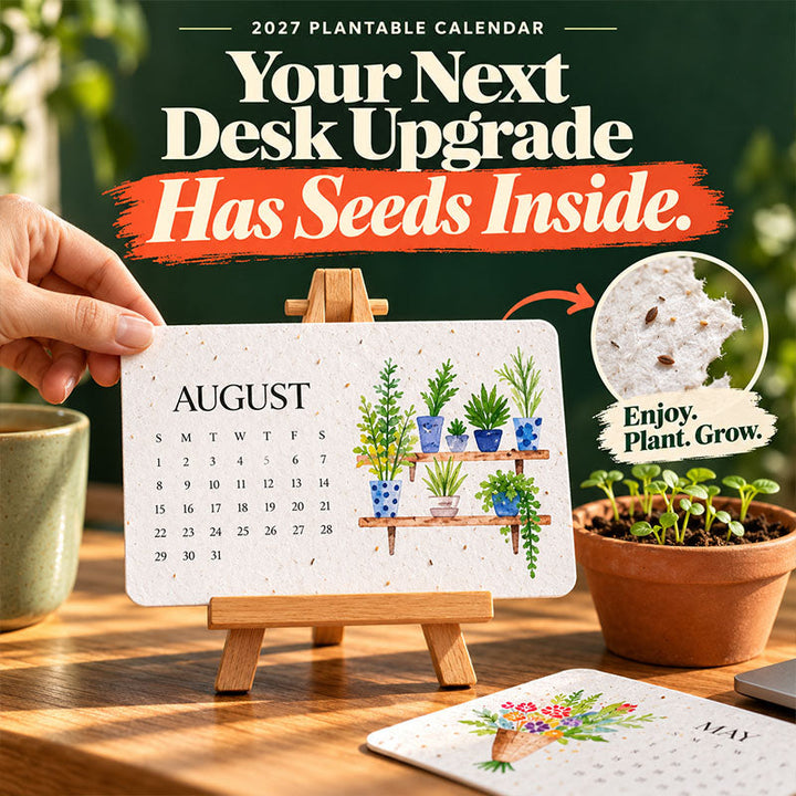 🇦🇺 🌱 2027 Plantable Desk Calendar — A Little Art. A New Beginning. 📅