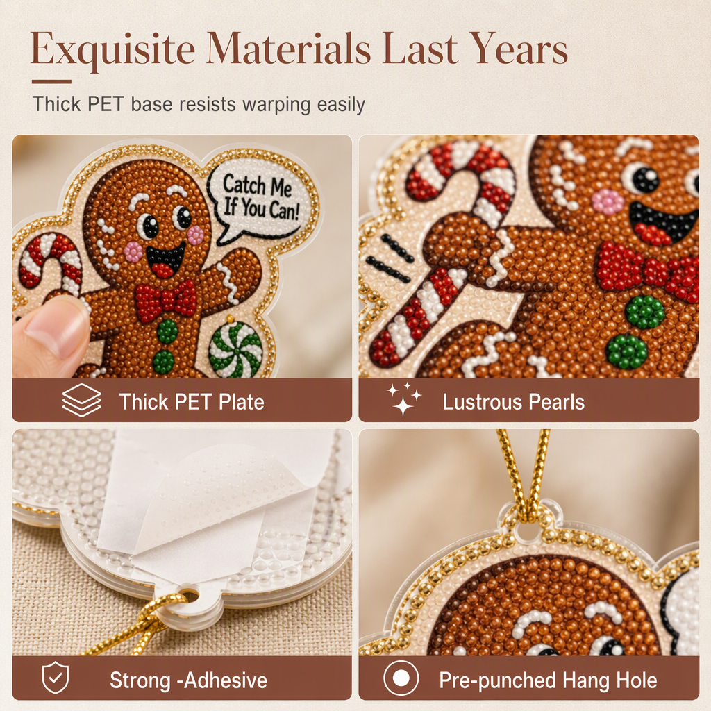 🎄Christmas Pearl Art Ornament Kit – Craft It, Hang It, Gift It ✨ (OFFER)