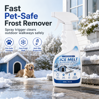 ❄️ FrostClear™ Outdoor De-Icing Spray – Fast Frost Remover for Steps & Walkways