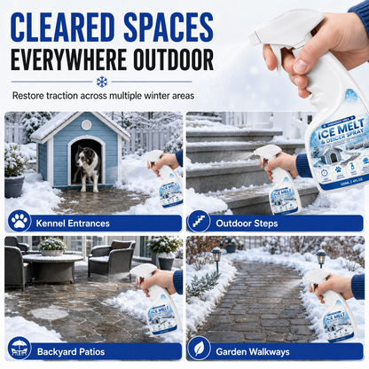 ❄️ FrostClear™ Outdoor De-Icing Spray – Fast Frost Remover for Steps & Walkways